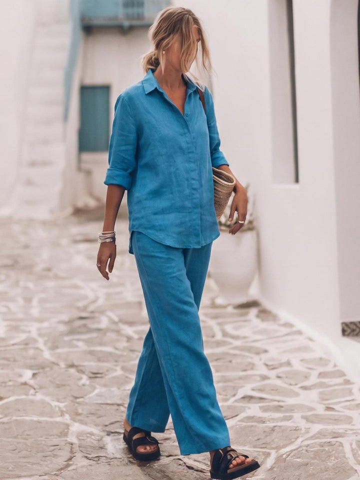 Harper™ | Pure Cotton Relaxed Set