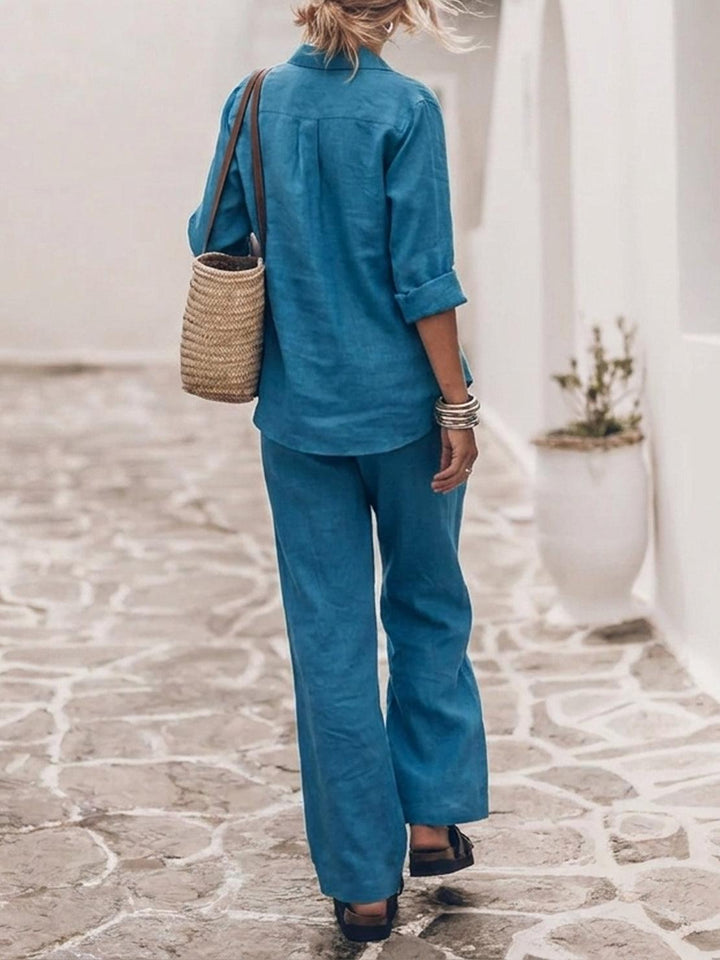 Harper™ | Pure Cotton Relaxed Set