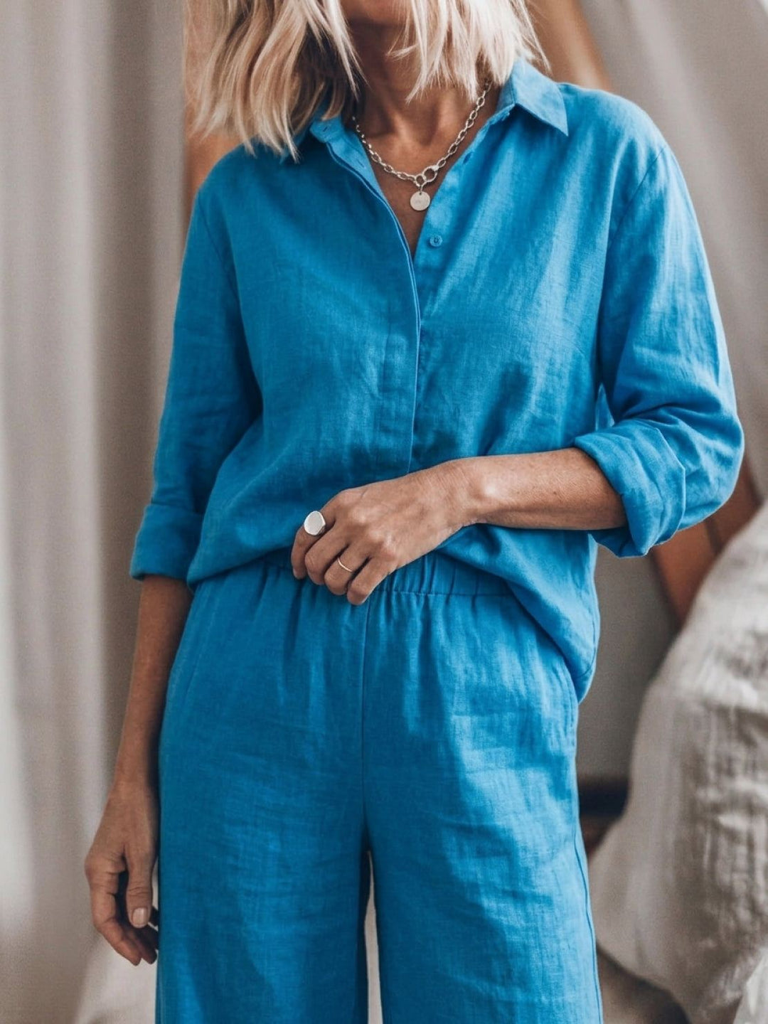 Harper™ | Pure Cotton Relaxed Set