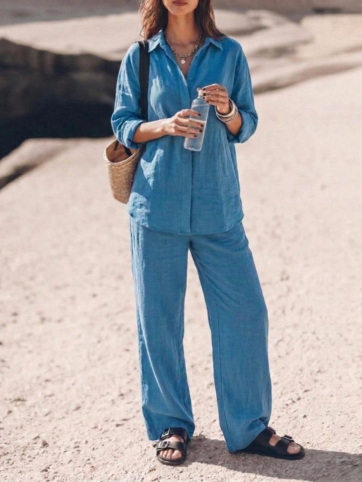 Harper™ | Pure Cotton Relaxed Set