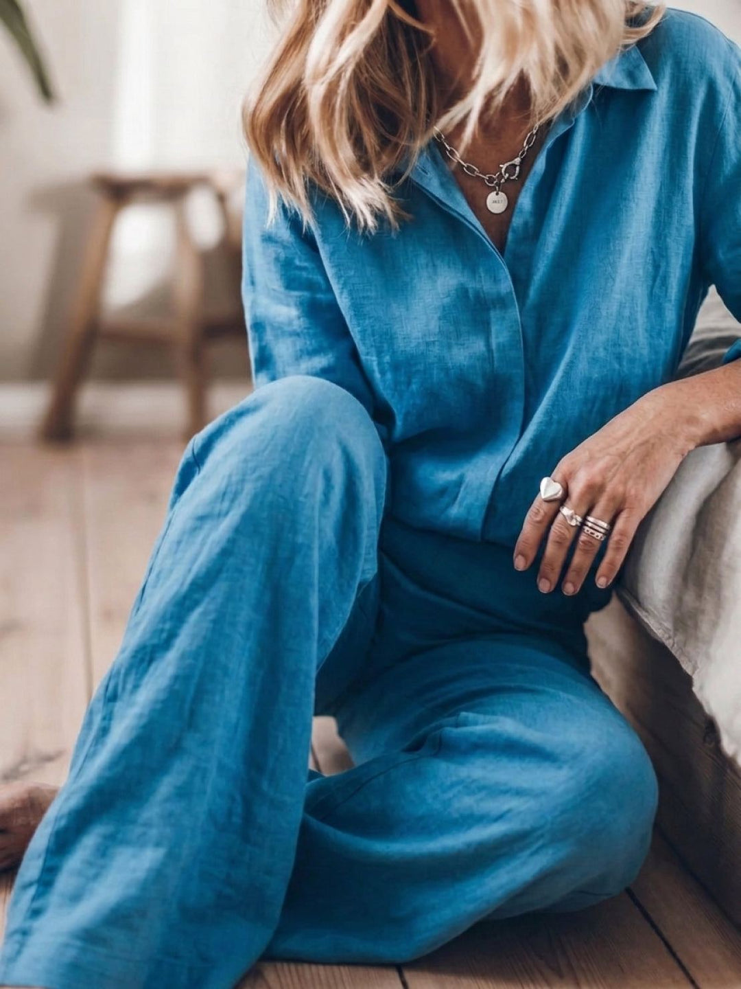 Harper™ | Pure Cotton Relaxed Set