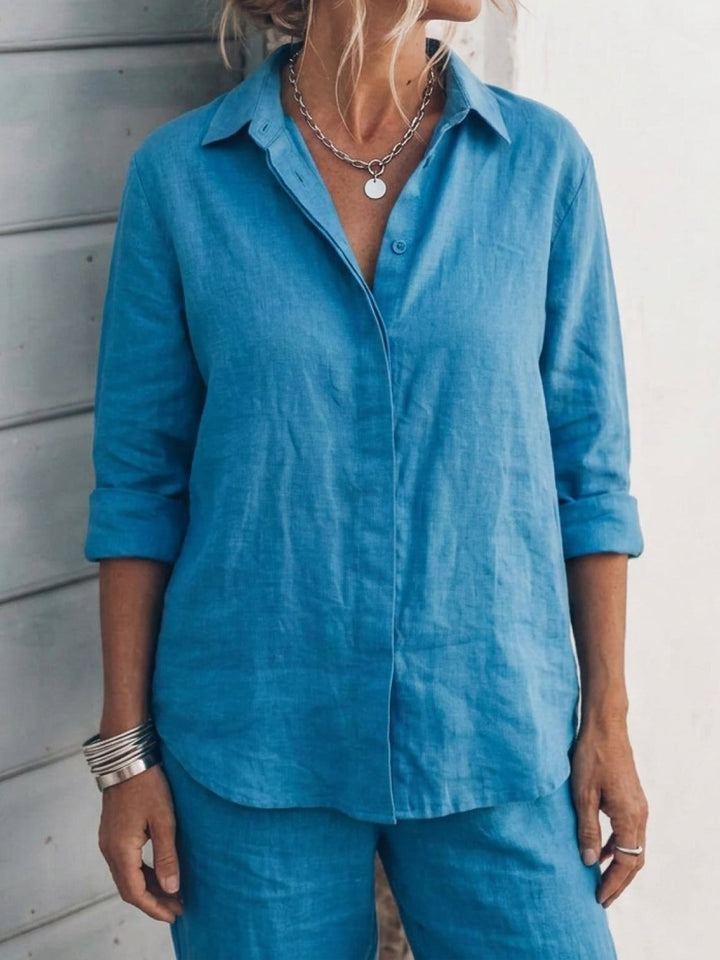 Harper™ | Pure Cotton Relaxed Set