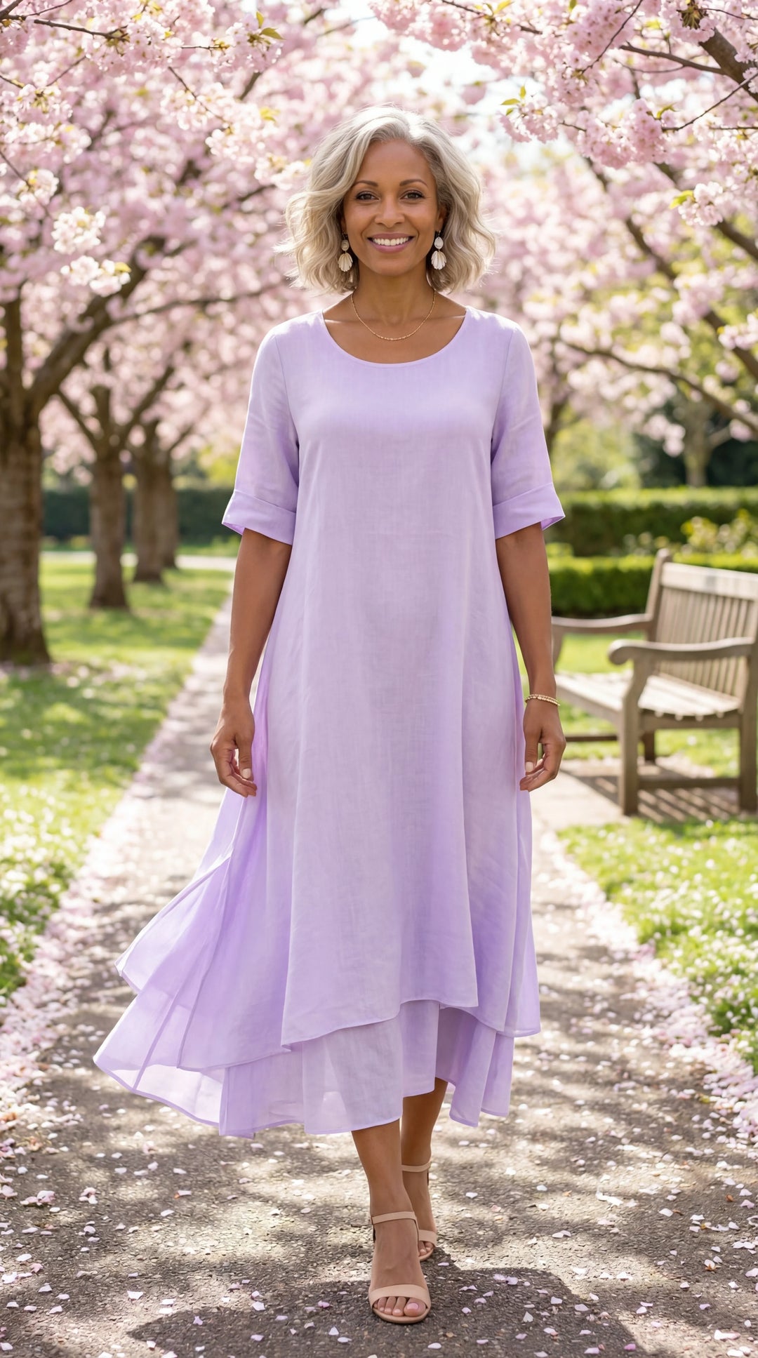 Nancy | Fluid Tiered Maxi Dress