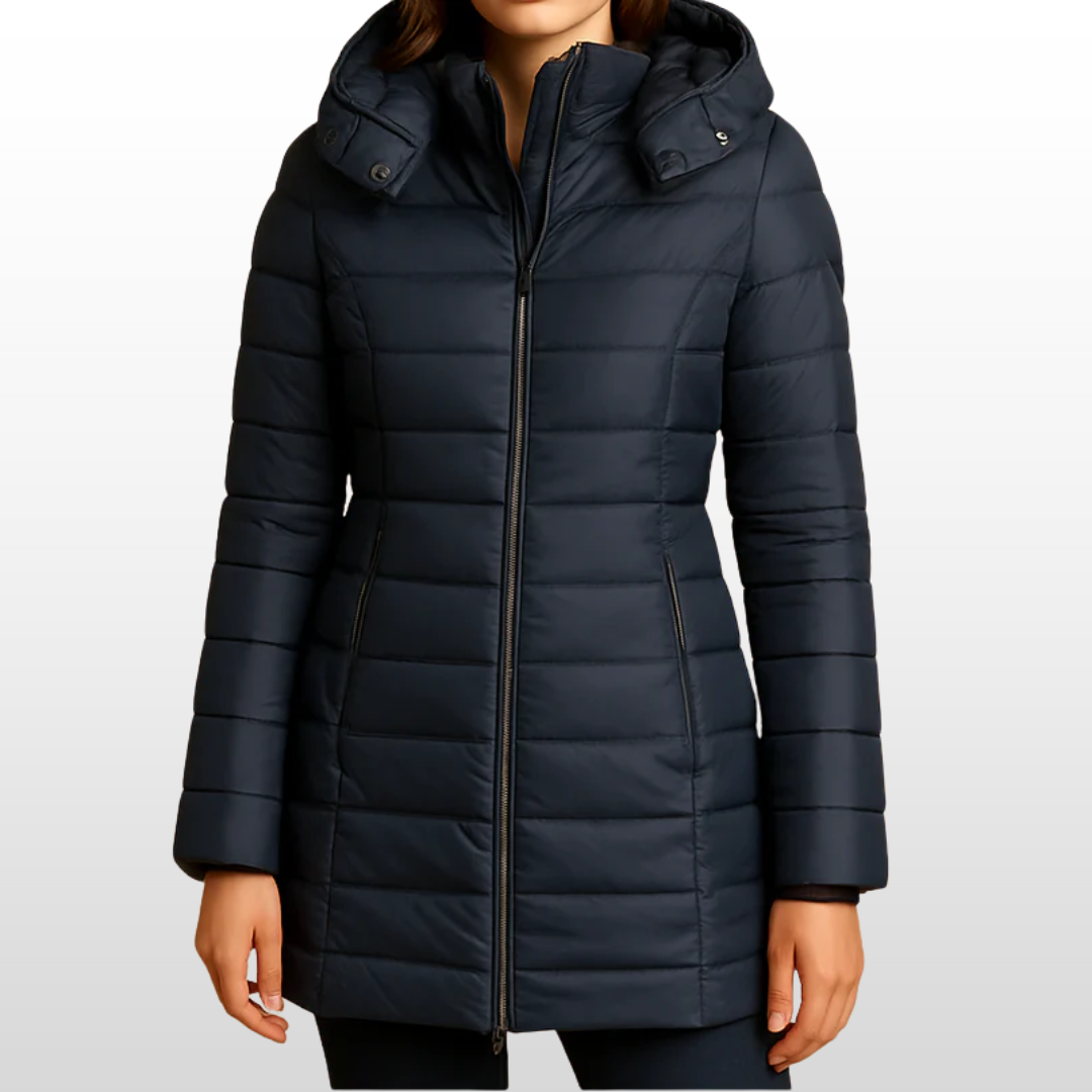 Bridget – Sleek Longline Winter Puffer Coat