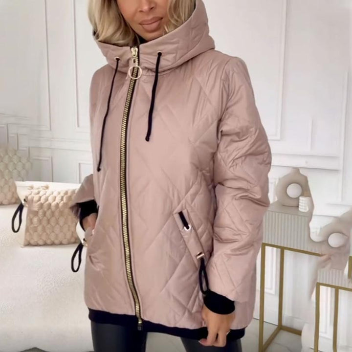 Karolina - Chic Quilted High-Collar Jacket