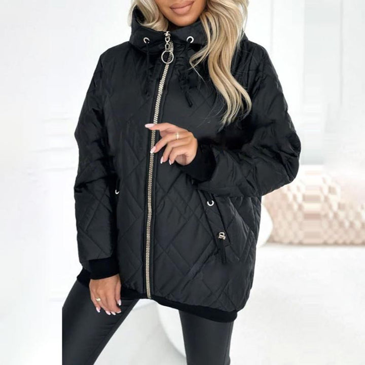 Karolina - Chic Quilted High-Collar Jacket