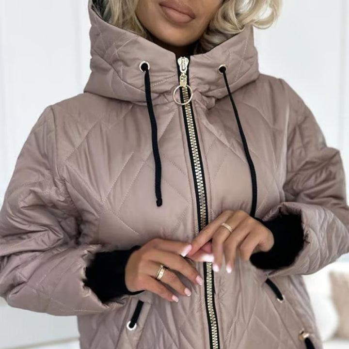 Karolina - Chic Quilted High-Collar Jacket