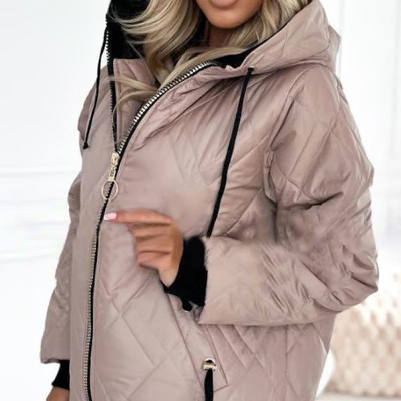Karolina - Chic Quilted High-Collar Jacket