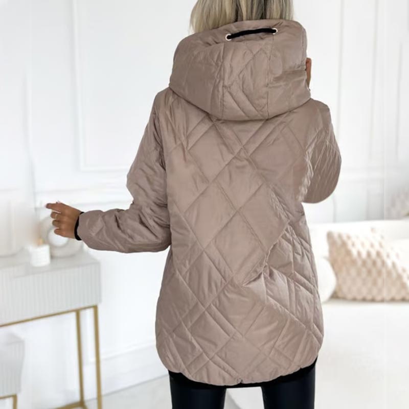 Karolina - Chic Quilted High-Collar Jacket