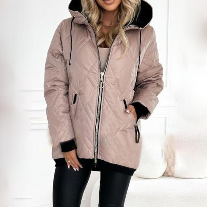 Karolina - Chic Quilted High-Collar Jacket