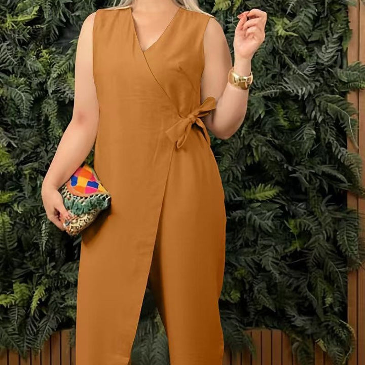 Dahlia | Mono Casual for Women with V-Neck and Adjustable Ties