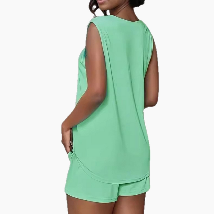 Jovie | 2-Piece Sleeveless Set with Top and Shorts