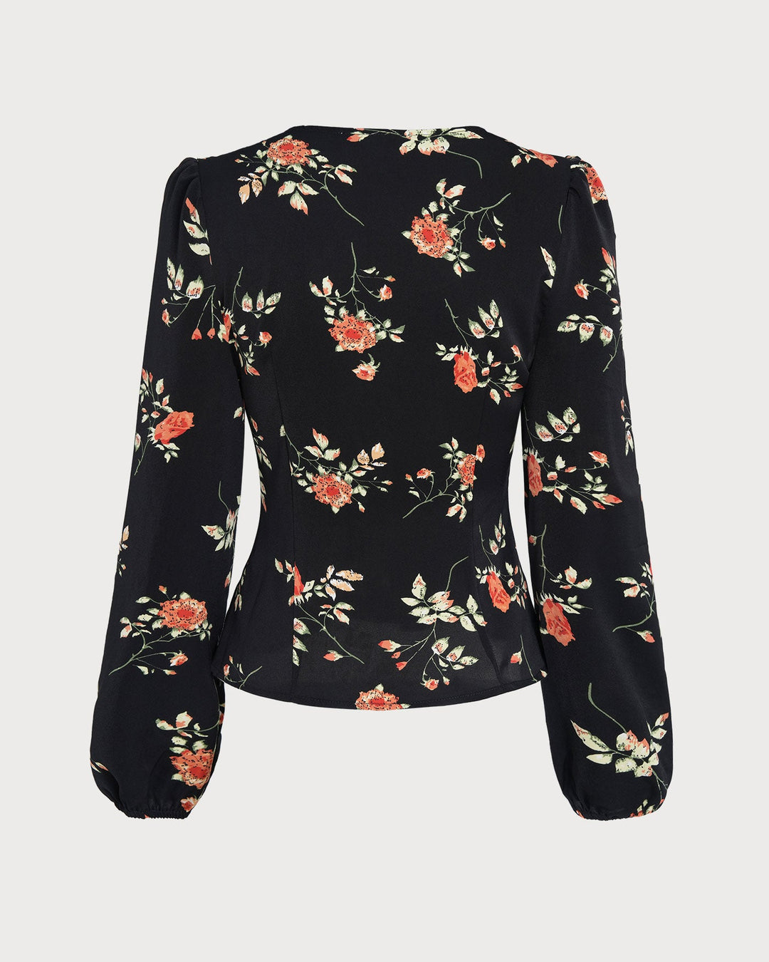 Elaine | Floral V-Neck Blouse